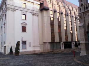 Hilton side entrance (south side of hotel)